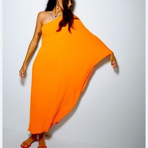 Zara asymmetric cape dress BNWT XS